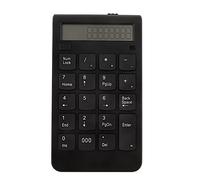 Keenso Wireless Number Keypad with LCD Display for Reliable Wireless Transmission Up to 10m, Ideal for Data Entry on Desktop or Laptop