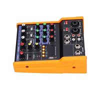 Keenso Wireless USB Mixer Portable 4 Way Smart Noise Reduction Sound Mixer for Music Production, ABS/Metal