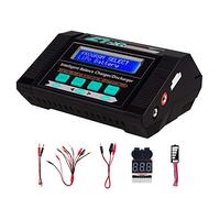 Keenstone Balance Charger Discharger for LiPo/Li-ion/LiFe/LiHV Battery (1-6S), NiMH/NiCd (1-15S), 10A AC 100W Charger for Mini Tamiya, Standard Tamiya, XT60, Deans connector, Alligator Clips