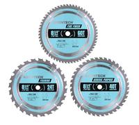 KEENTECH 8-1/4 Inch 24T + 40T + 60T Versatile Circular Saw Blade Set, Tungsten Carbide Tipped, ATAF Grind, 5/8 Inch Arbor Hole