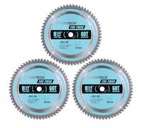 KEENTECH 8-1/4 Inch 60 Tooth Fine Finish Table Saw Blade 3-Pack, Tungsten Carbide Tipped, ATAF Grind, 5/8 Inch Arbor Hole