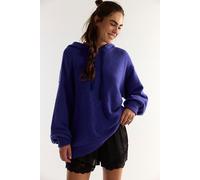 Keep A Secret Cashmere Hoodie at Free People in Blue Beam Heather, Size: Medium - female