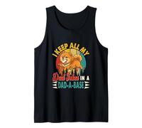 Keep All My Dad Jokes in A Dad-A-Base Coder Cute Pomeranian Tank Top