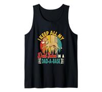 Keep All My Dad Jokes in A Dad-A-Base Coder Cute Whippet Tank Top