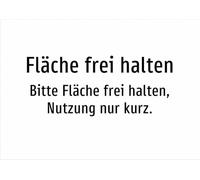 Keep Area Clear - Please Keep Surface Clear, Short Use - Sticker A4: 297 x 210 mm - No Graphics, Text Only