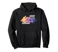 Keep Art Human Creativity Resistance Support Artist Rights Pullover Hoodie
