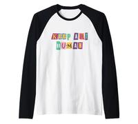 Keep Art Human Creativity Resistance Support Artist Rights Raglan Baseball Tee