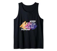 Keep Art Human Creativity Resistance Support Artist Rights Tank Top