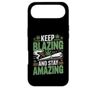 Keep Blazing Stay Amazing Weed 420 Stoner Case for iPhone Air