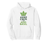 Keep Calm And Add Basil Herb Italian Chef Pullover Hoodie