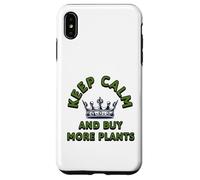 Keep Calm And Buy More Plants Plant Lover Botanical Art Case for iPhone XS Max