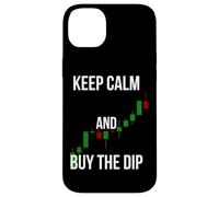 Keep Calm and Buy the Dip Funny Stock Market Gift Case for iPhone 14 Plus
