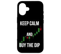 Keep Calm and Buy the Dip Funny Stock Market Gift Case for iPhone 16