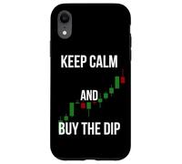 Keep Calm and Buy the Dip Funny Stock Market Gift Case for iPhone XR