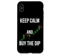 Keep Calm and Buy the Dip Funny Stock Market Gift Case for iPhone XS Max