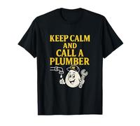 Keep Calm And Call A Plumber Contractor Humor T-Shirt
