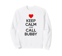 Keep Calm And Call Bubby Yiddish Jewish Grandmother Sweatshirt