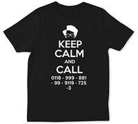 Keep Calm and Call The It Crowd Maurice Moss The It Crowd Tv Show Gift T-Shirt Black L