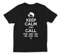 Keep Calm and Call The It Crowd Maurice Moss The It Crowd Tv Show Gift T-Shirt Black M