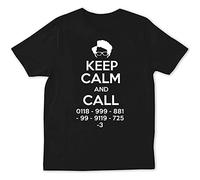 Keep Calm and Call The IT Crowd Maurice Moss The IT Crowd TV Show Gift T-Shirt BlackL