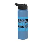 Keep Calm and Call The Milkman Dairy Farmer Stainless Steel Insulated Water Bottle