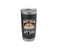 Keep Calm and Call The Vet Tech Stainless Steel Insulated Tumbler
