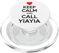Keep Calm And Call YiaYia Greek Grandmother PopSockets PopGrip for MagSafe