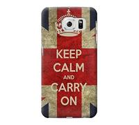 Keep Calm and Carry On Case Cover For Samsung Galaxy S6 Edge