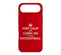 Keep Calm and Carry On It’s Just Racquetball - Funny Case for iPhone Air