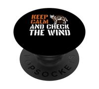 Keep Calm And Check The Wind Coyote Hunting PopSockets Adhesive PopGrip