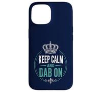Keep Calm And Dab On Dad Son Father Family Humor Case for iPhone 15