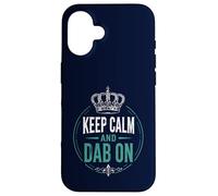 Keep Calm And Dab On Dad Son Father Family Humor Case for iPhone 16