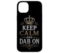 Keep Calm And Dab On Father Son Family Humor Crown Case for iPhone 14 Plus