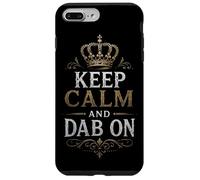 Keep Calm And Dab On Father Son Family Humor Crown Case for iPhone 7 Plus/8 Plus