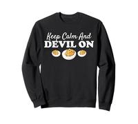 Keep Calm And Devil On Deviled Egg Thanksgiving Sweatshirt