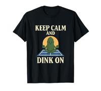 Keep Calm and Dink On Pickleball Humor Apparel T-Shirt