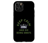 Keep Calm And Do Bong Swats Funny Weed 420 Stoner Meme Art Case for iPhone 11 Pro