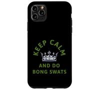 Keep Calm And Do Bong Swats Funny Weed 420 Stoner Meme Art Case for iPhone 11 Pro Max