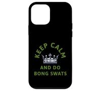 Keep Calm And Do Bong Swats Funny Weed 420 Stoner Meme Art Case for iPhone 12 mini