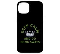 Keep Calm And Do Bong Swats Funny Weed 420 Stoner Meme Art Case for iPhone 13