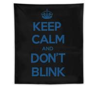 Keep Calm And Don't Blink Funny Tapestry Aesthetic Wall Decor Hanging Art Modern Tapestries Vertical