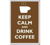 Keep Calm and Drink Coffee - Jumbo Fridge Magnet