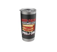 Keep Calm and eat a PB&J Sandwich Stainless Steel Insulated Tumbler