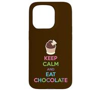 Keep Calm and Eat Chocolate Case for iPhone 15 Pro