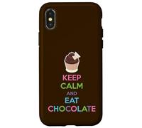 Keep Calm and Eat Chocolate Case for iPhone X/XS