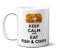 Keep Calm and Eat Fish and Chips - 11oz Ceramic Mug
