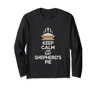 Keep Calm and Eat Shepherd’s Pie Funny Food Saying Long Sleeve T-Shirt
