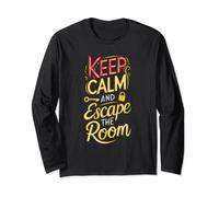 Keep Calm And Escape The Room Exit Game Escape Room Long Sleeve T-Shirt