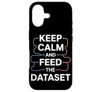 Keep Calm and Feed the Dataset | Funny Data, AI, ML Engineer Case for iPhone 17