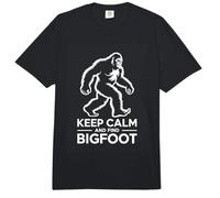 Keep Calm and Find Bigfoot Sasquatch Hunter Comfort Colors Adult Heavyweight T-Shirt